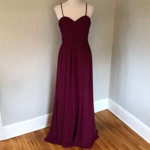 Floor length dress